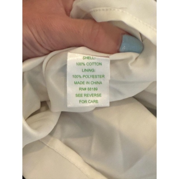 Lilly Pulitzer Black White Striped Strapless Embroidered Flower Dress size 8 - Picture 7 of 9